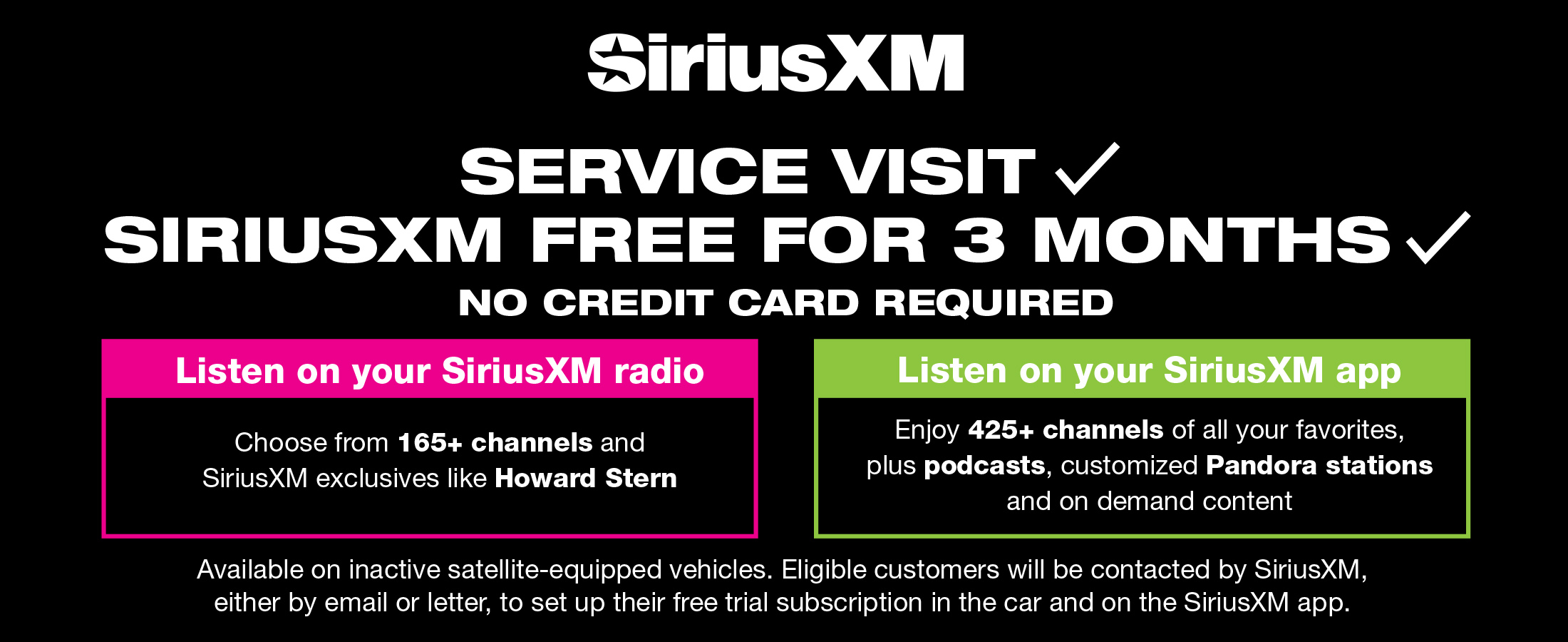 Sirius XM Offer